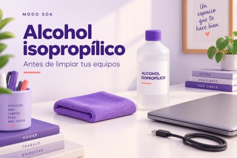 Alcohol isopropílico: qué revisar antes de limpiar tus equipos